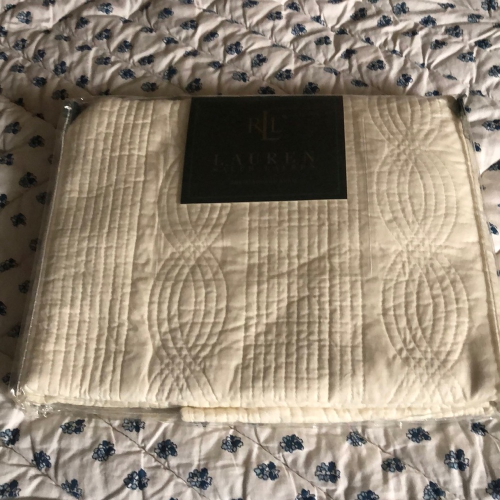 Ralph Lauren Cream Standard Sham